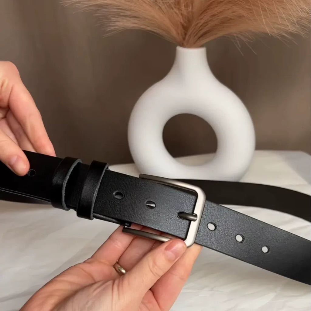 Men's Belt Genuine Leather Plus - Tamanhos Plus Size