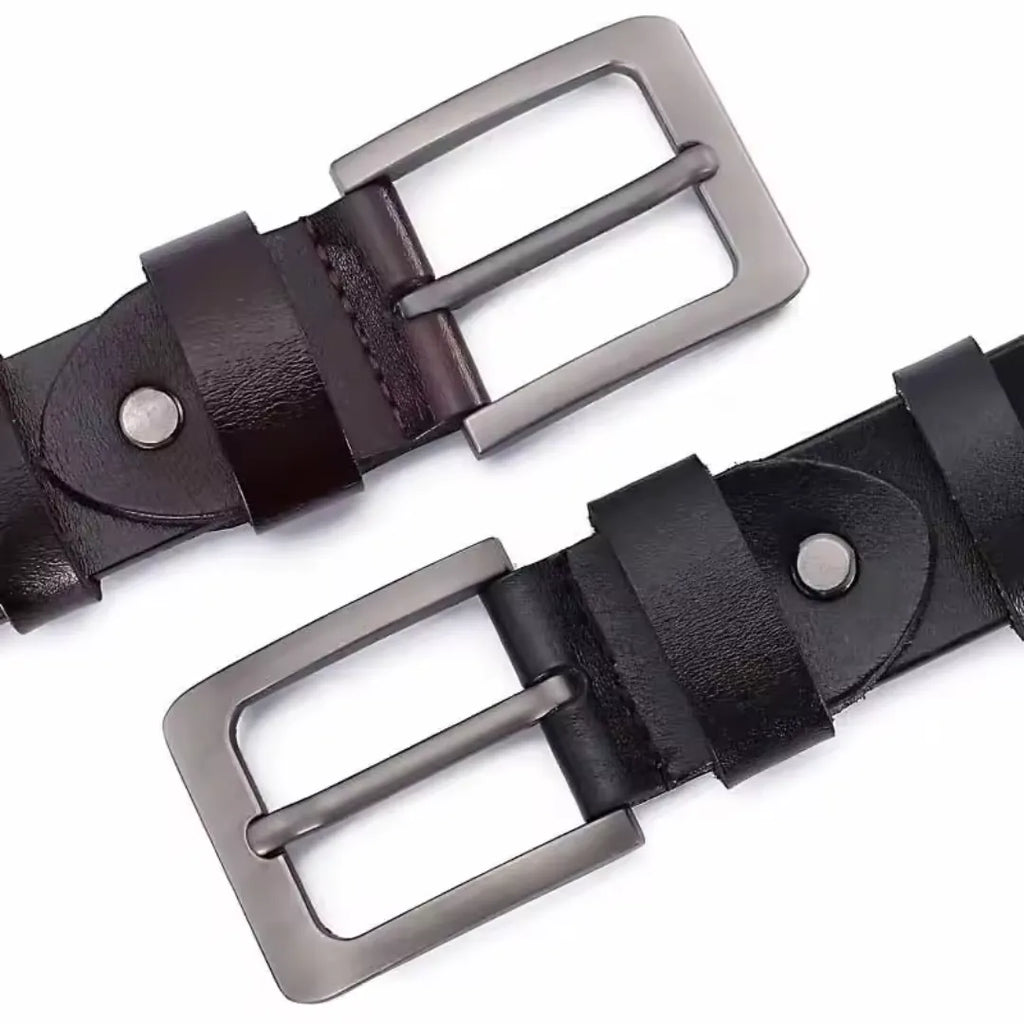 Men's Belt Genuine Leather Plus - Tamanhos Plus Size
